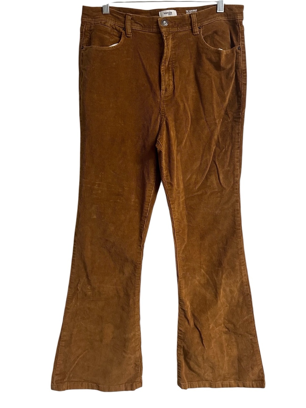 Kensie Jeans The Savannah High Rise Flare Corduroy Pant Sz 12/31
